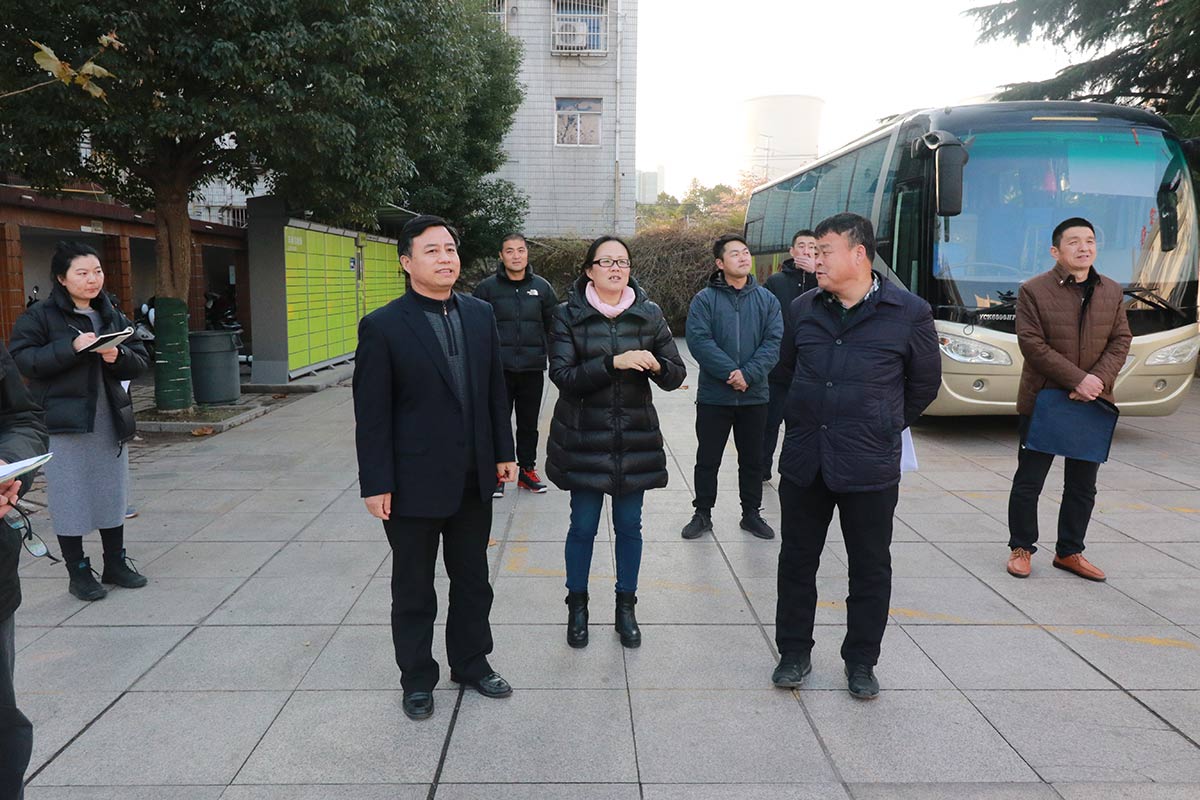 市文广旅局局长晏辉一行实地督查我校创文工作-连云港